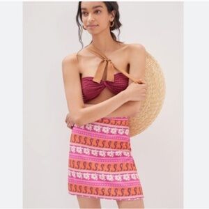 Farm Rio Knit Mini Skirt